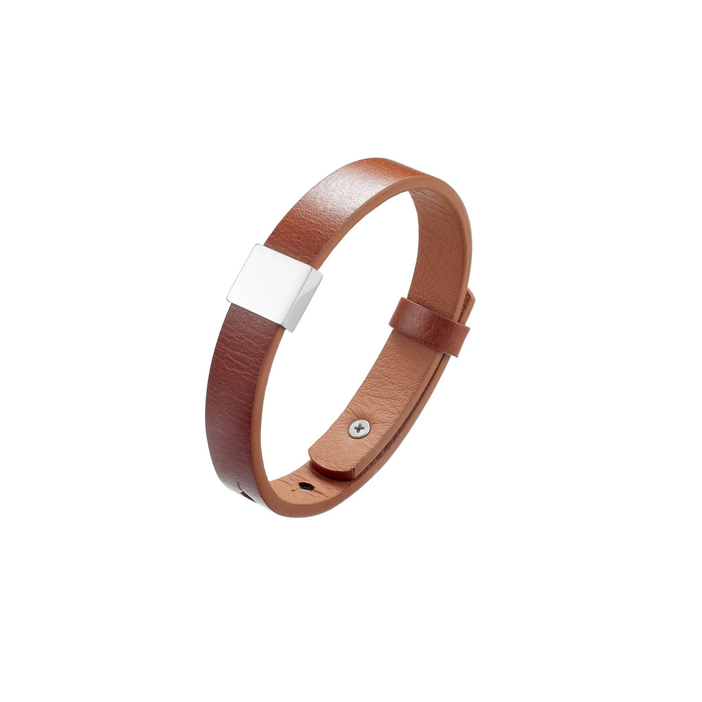 Custom Men Bracelet Black Leather Personalized Bracelet For Dad Engraved Man Bracelet For Him Christmas Boyfriend Birthday Gift